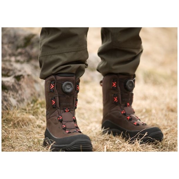 Viking Villrein High GTX BOA Stvle Dark Brown/Red