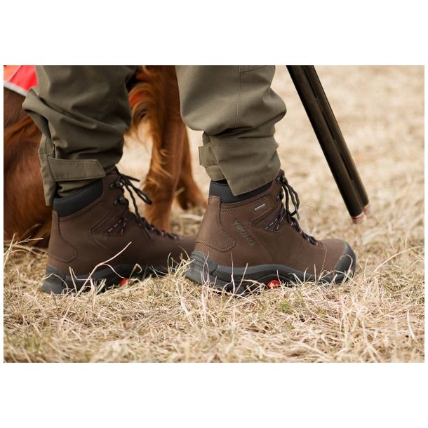 Viking Villrein Mid GTX M Stvle Dark Brown/Red