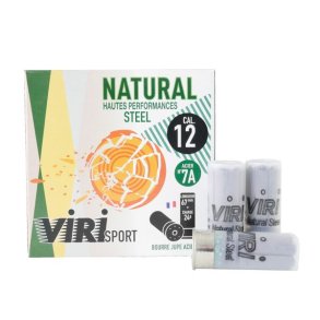 Viri Natural Steel Bio 12/67  Str 7 24gram 25 stk Flugtskydningspatron