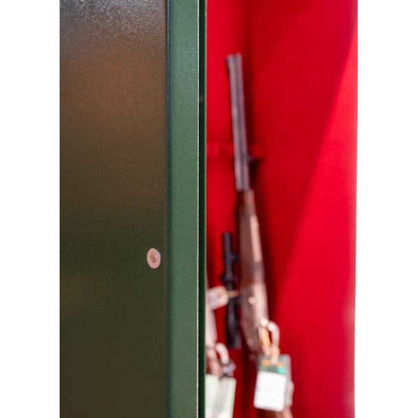 Vitrum Safe Lux 1 Glasside Grn/Rd E-lock 13 Vben 320 Kg Vbenskab