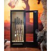 Vitrum Safe Lux 1 Glasside Sort/Grn E-lock 13 Vben 320 Kg Vbenskab