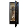 Vitrum Safe Lux 1 Glasside Sort/Grn E-lock 13 Vben 320 Kg Vbenskab