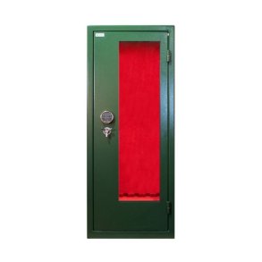 Vitrum Safe Lux 3 Glassider Grn/Rd E-lock 13 Vben 320 Kg Vbenskab