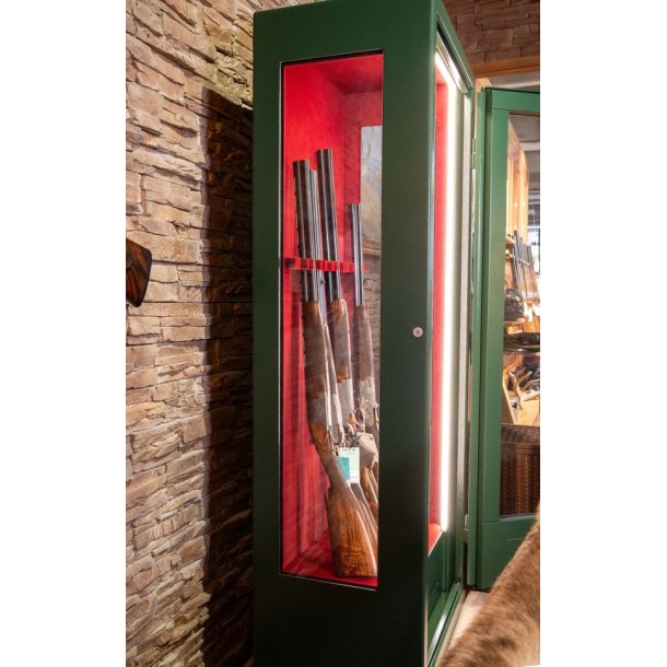 Vitrum Safe Lux 3 Glassider Grn/Rd E-lock 13 Vben 320 Kg Vbenskab