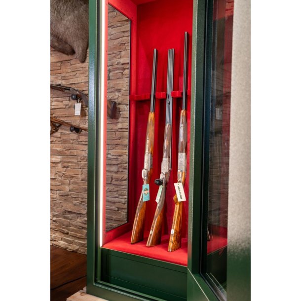 Vitrum Safe Lux 3 Glassider Grn/Rd E-lock 13 Vben 320 Kg Vbenskab