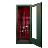 Vitrum Safe Lux 3 Glassider Grn/Rd E-lock 13 Vben 320 Kg Vbenskab