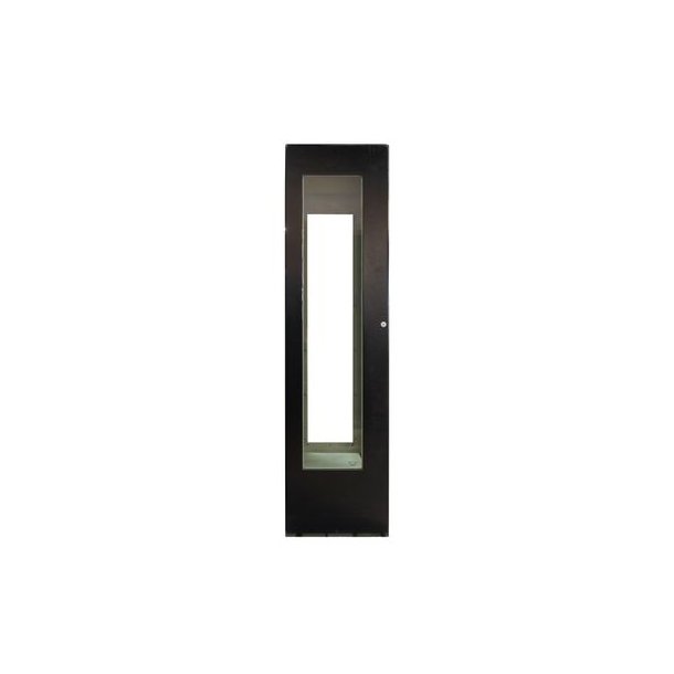 Vitrum Safe Lux 3 Glassider Sort/Grn E-lock 13 Vben 320 Kg Vbenskab