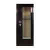 Vitrum Safe Lux 3 Glassider Sort/Grn E-lock 13 Vben 320 Kg Vbenskab