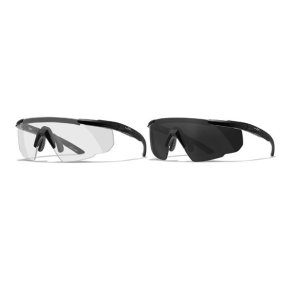 Wiley X Saber Advanced Skydebrille (317) Smoke Grey / Clear Lens