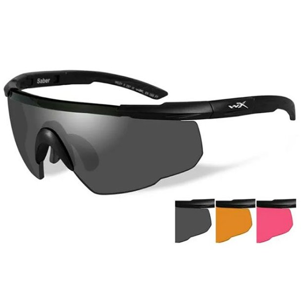 Wiley X Saber Brille m/3 glas (309) Smoke/Rust/Vermilion