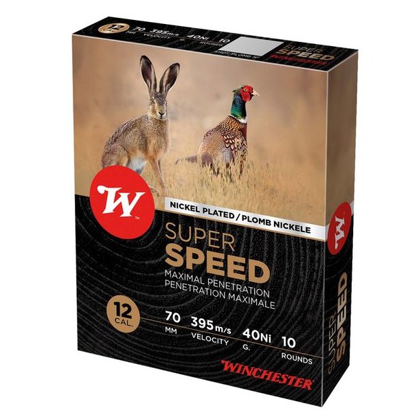 Winchester Super Speed 12/70 Str 4/36g 10 stk. Haglpatron