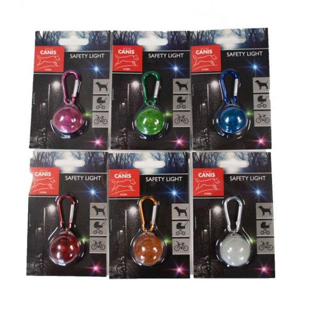 Active Canis LED Clip On Lygte Ass. Farver