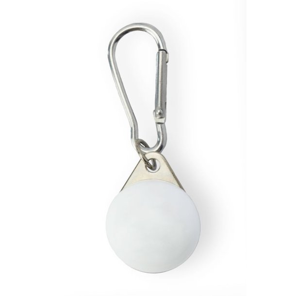 Active Canis Led Light Hvid Med Karabinhage