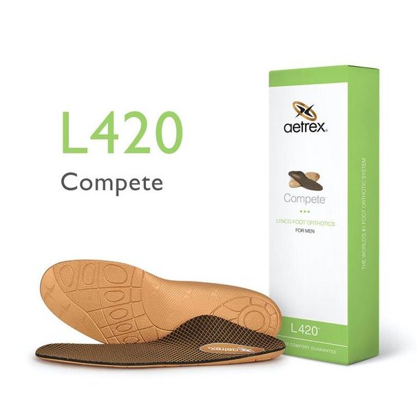 Aetrex Insole 420 Sport Mid brown