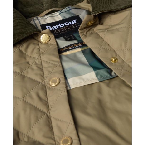 Barbour Anise Quilt Dusky Green