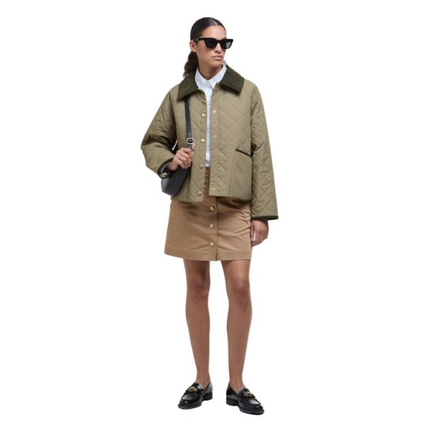 Barbour Anise Quilt Dusky Green