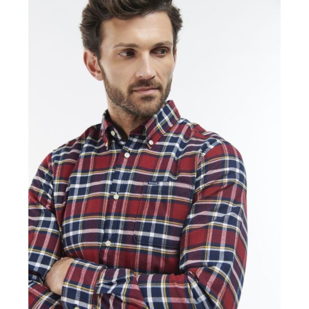 Barbour Betsom Tailored Shirt LS Dk Red