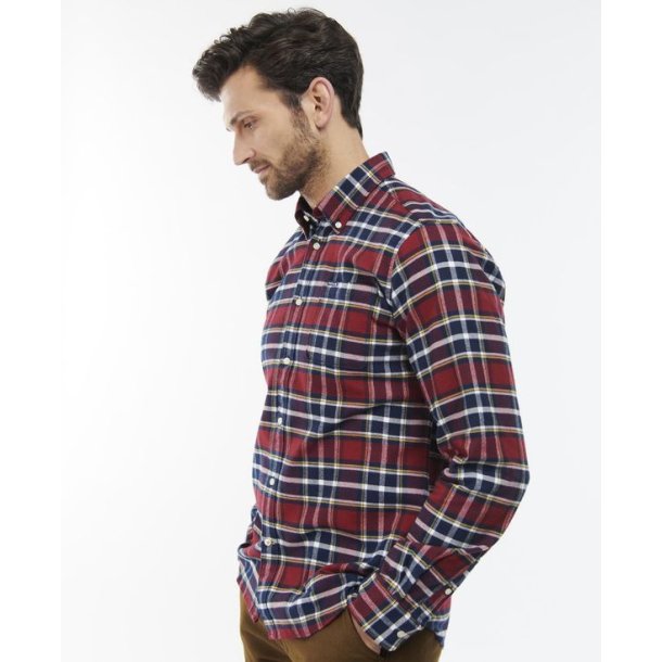 Barbour Betsom Tailored Shirt LS Dk Red