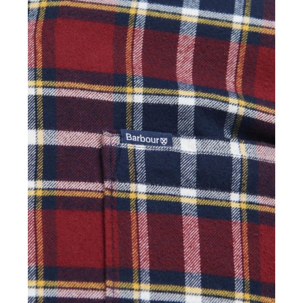 Barbour Betsom Tailored Shirt LS Dk Red