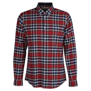 Barbour Betsom Tailored Shirt LS Dk Red