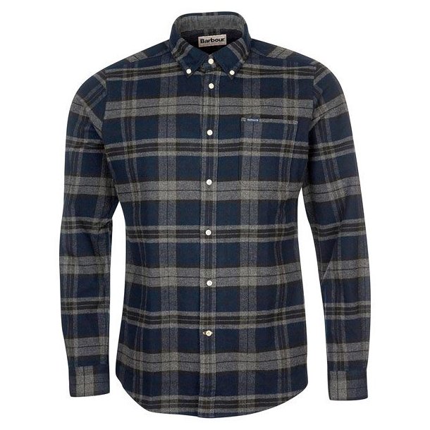 Barbour Betsom Tailored Skjorte Grey Marl
