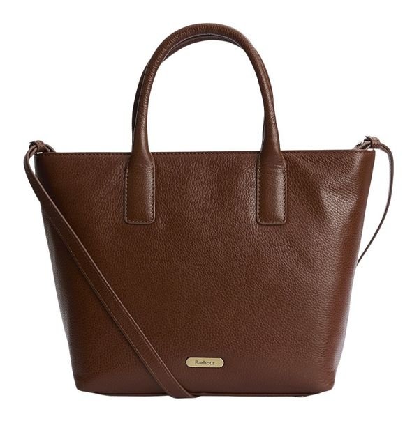 Barbour Birch Leather Bag Brown - Tasker - www.huntinglife.dk