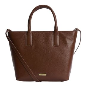 Barbour Birch Leather Bag Brown