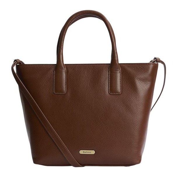 Barbour Birch Leather Bag Brown