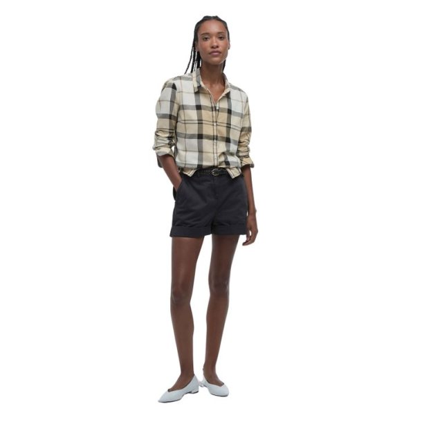 Barbour Bredon Check Shirt L/S Safari Dress Tartan