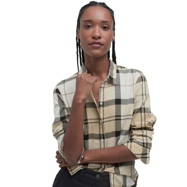 Barbour Bredon Check Shirt L/S Safari Dress Tartan