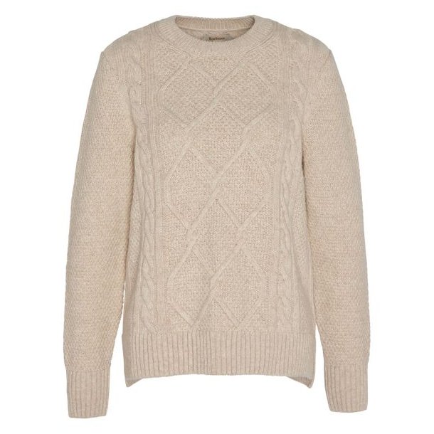 Barbour Burne Crew Lady Oatmeal