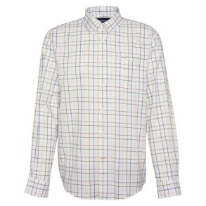 Barbour Caswell Tattersall Regular Shirt Highland Olive/Dress Gord