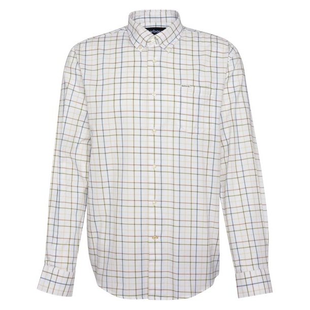 Barbour Caswell Tattersall Regular Shirt Highland Olive/Dress Gord