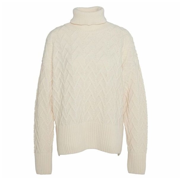 Barbour Clarence Knit Lady White