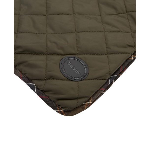 Barbour Dog Quilt and Fleece Blanket Olive