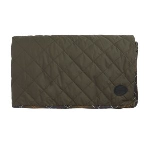 Barbour Dog Quilt and Fleece Blanket Olive