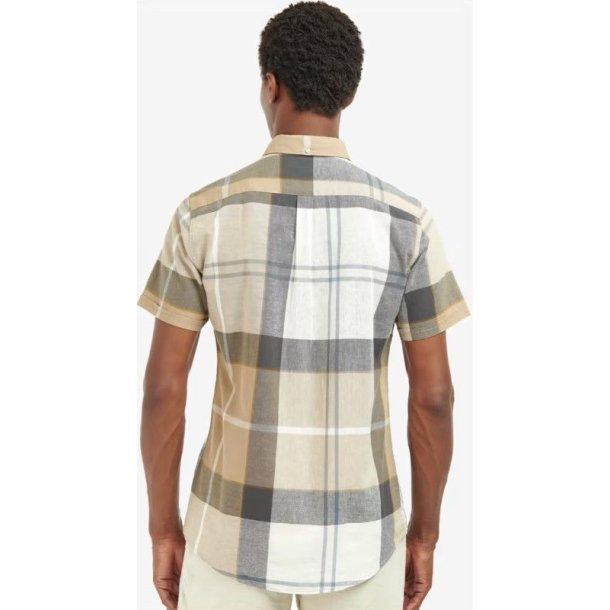 Barbour Douglas S/S Skjorte Tailored Amble Sand Tartan