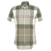 Barbour Douglas S/S Tailored Shirt Glenmore Olive Tartan