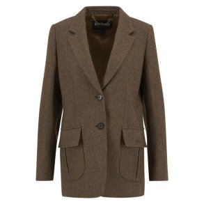 Barbour Elm Tailored Jacket Lady Military Brown