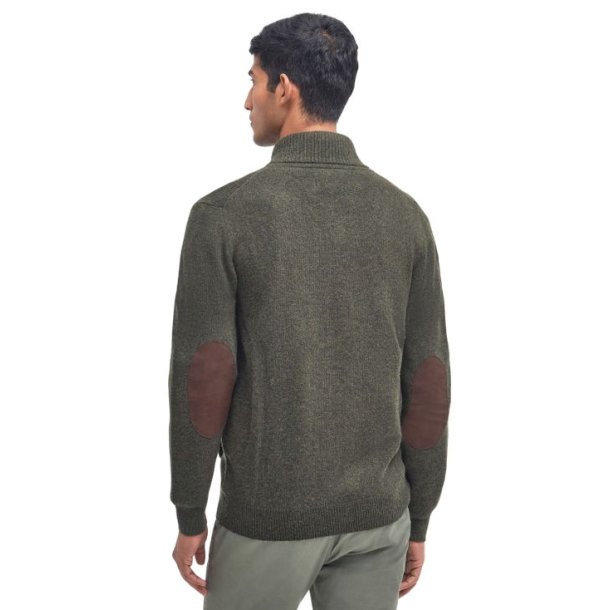 Barbour Ess Patch Zip Seaweed
