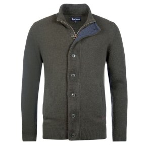 Barbour Ess Patch Zip Seaweed