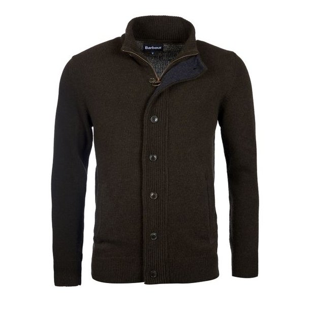 Barbour Ess Patch Zip Seaweed