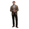 Barbour Firth Moons Herringbone Blazer Brown