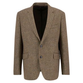 Barbour Firth Moons Herringbone Blazer Brown