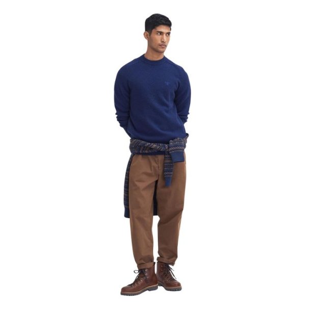 Barbour Grangetown Crew Neck Navy