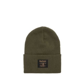 Barbour Harton Beanie Deep Olive