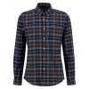 Barbour Kyeloch Tailored Tartan Shirt Midnight Oak Tartan