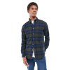 Barbour Kyeloch Tailored Tartan Shirt Olive Night