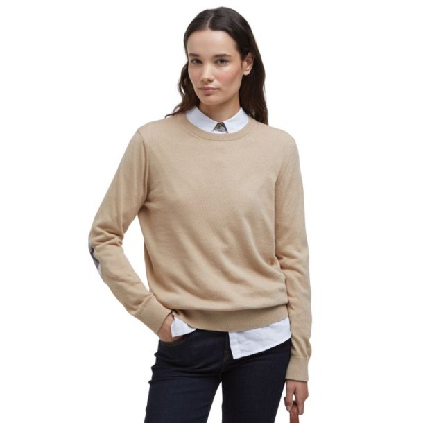 Barbour Lavender Knitted Jumper Putty