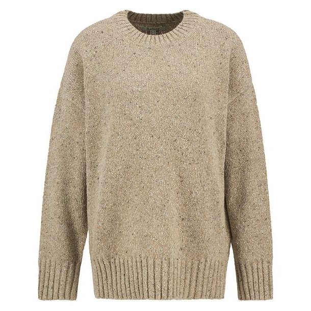 Barbour Lavensdale Crew Knitted Jumper Lady Light Honey